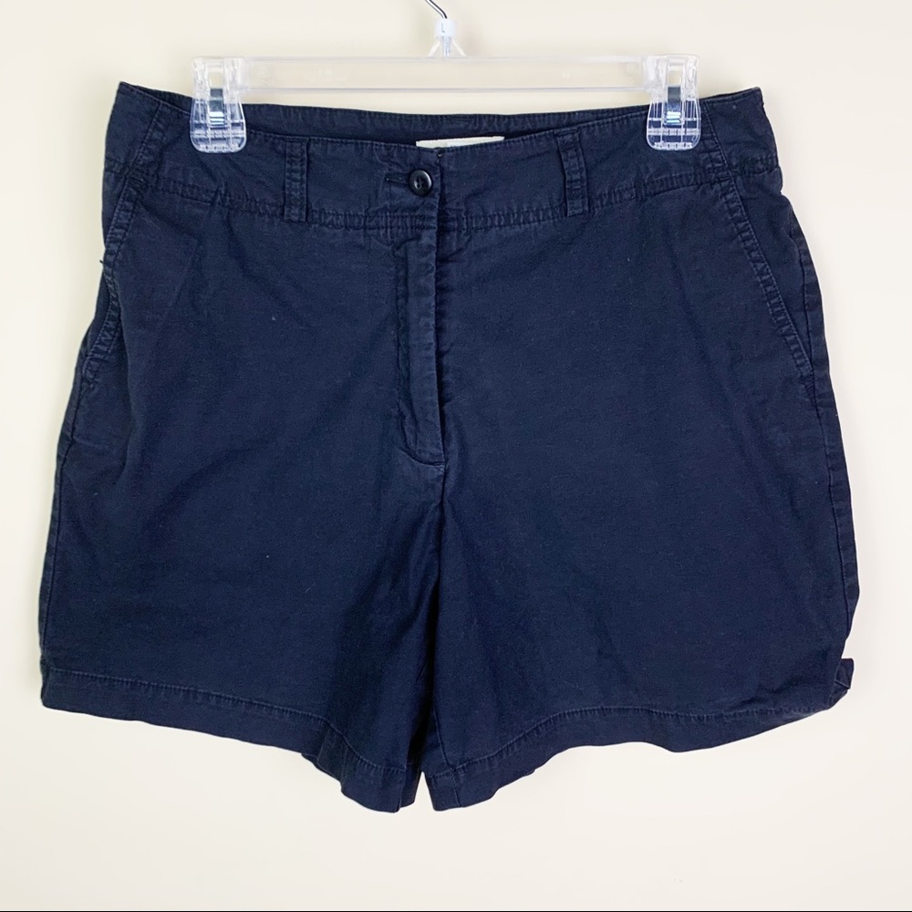 EDDIE BAUER Women's 5" Inseam Black Chino Short 10